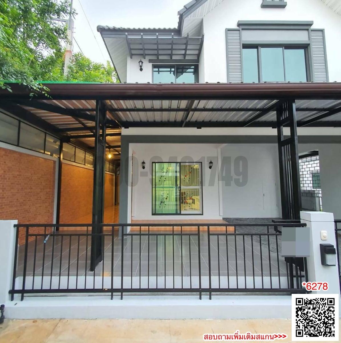 ขายบ้านแฝด 2 ชั้น หมู่บ้านโมดิ วิลล่า ลาดกระบัง-สุวรรณภูมิ ใกล้สนามบินสุวรรณภูมิ ใช้เวลาเพียง 15 นาที