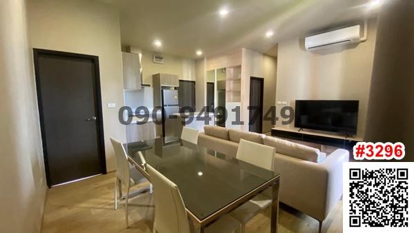 เช่า คอนโด Quartz Residence 2ห้องนอน ขนาด 82 ตรม.ใกล้ BTS พร้อมพงษ์