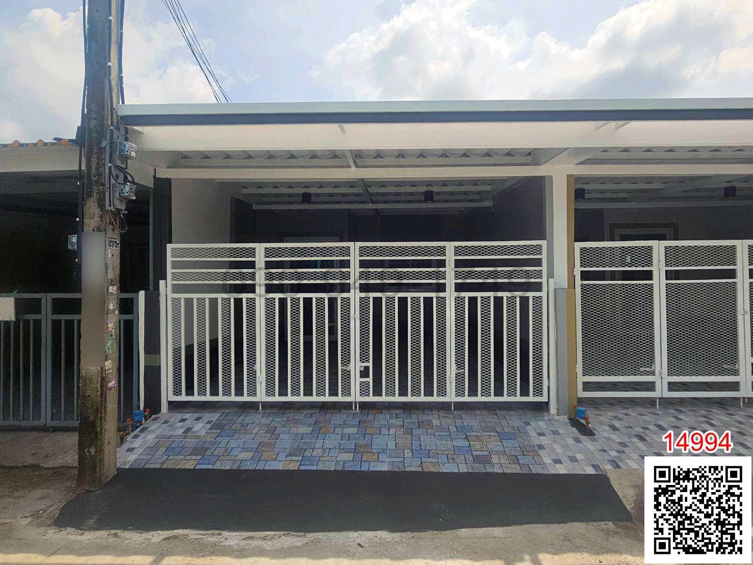 ขาย ทาวน์เฮาส์ หมู่บ้านทับทอง ตกแต่งใหม่ ต่อเติมครบ ทำเลดี เทพารักษ์-บางบ่อ