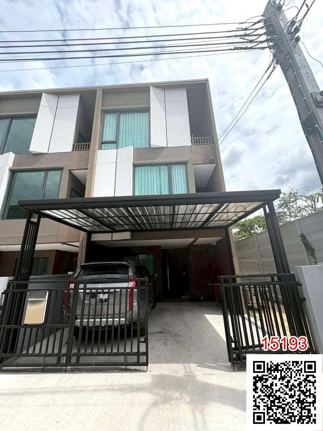 เช่า ทาวน์โฮม 3 ชั้น หมู่บ้านกลางเมือง พหล-วิภาวดี เพียง 5 นาทีถึง BTS แยกคปอ. ตรงข้ามตลาดเซฟวันโก
