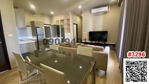 เช่า คอนโด Quartz Residence 2ห้องนอน ขนาด 82 ตรม.ใกล้ BTS พร้อมพงษ์