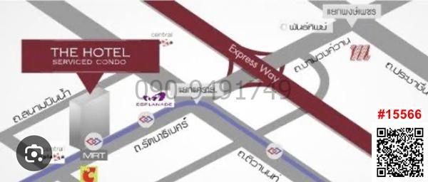 ขาย The Hotel Serviced Condo ชั้น 24 ใกล้ MRT สถานีศรีพรสวรรค์