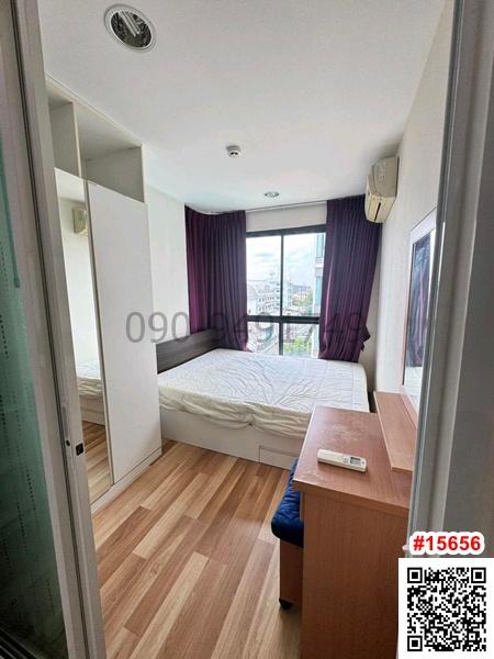 เช่า A Pool Condo Bangna ตึก B ชั้น 6 ห้องมุม ใกล้ BTS บางนา