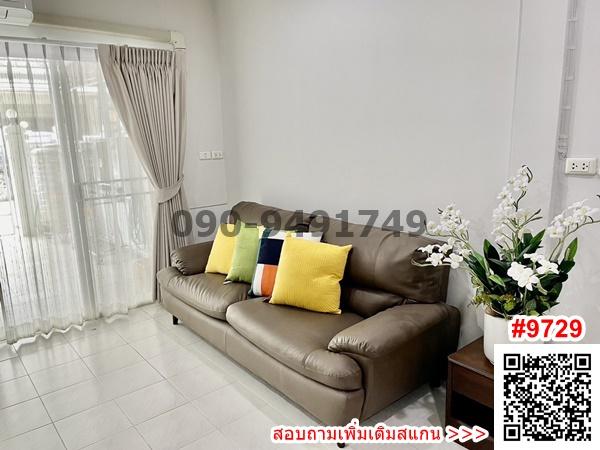 เช่า​ ทาวน์เฮ้าส์ 2 ชั้น หมู่บ้านเอเวอร์กรีน ซอยบางนาตราด 56 ใกล้ BTS อุดมสุข