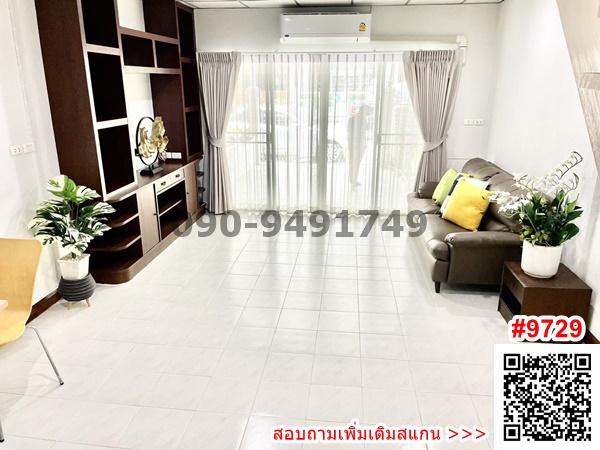 เช่า​ ทาวน์เฮ้าส์ 2 ชั้น หมู่บ้านเอเวอร์กรีน ซอยบางนาตราด 56 ใกล้ BTS อุดมสุข