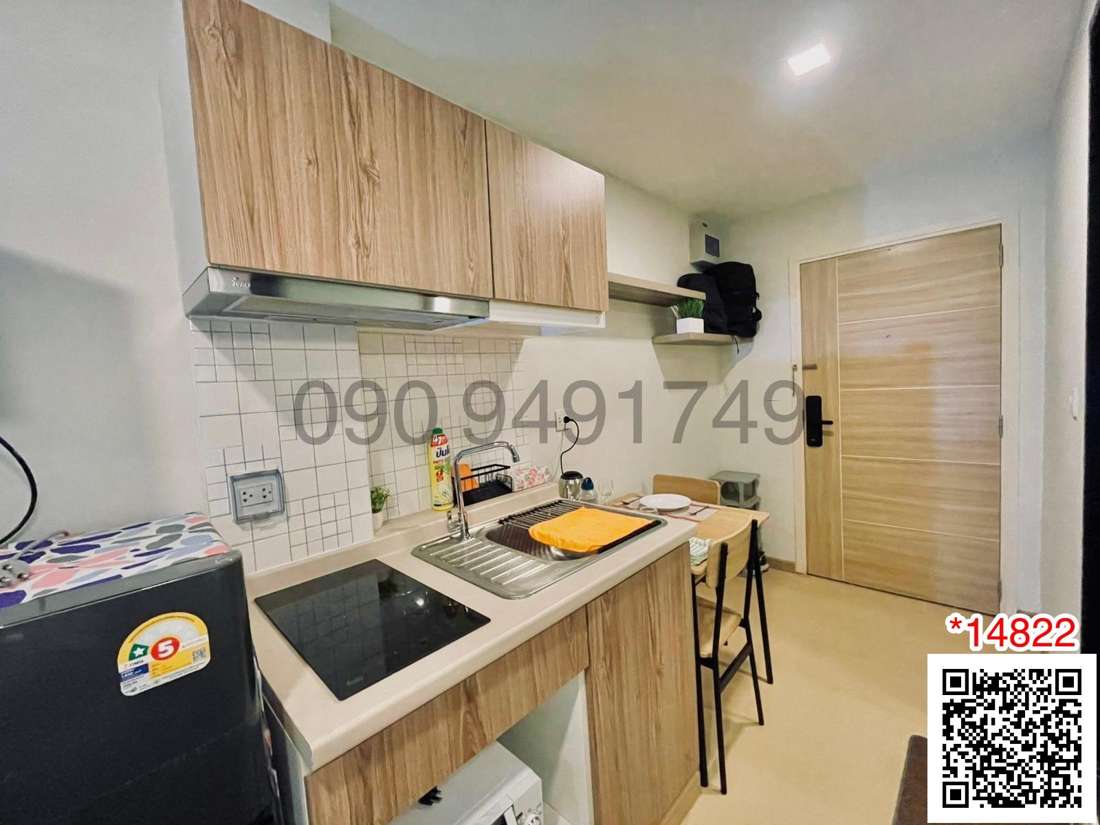 เช่า คอนโด Pause Sukhumvit 103 ห้องสตูดิโอ ตกแต่งสวย ใกล้สถานี BTS อุดมสุข