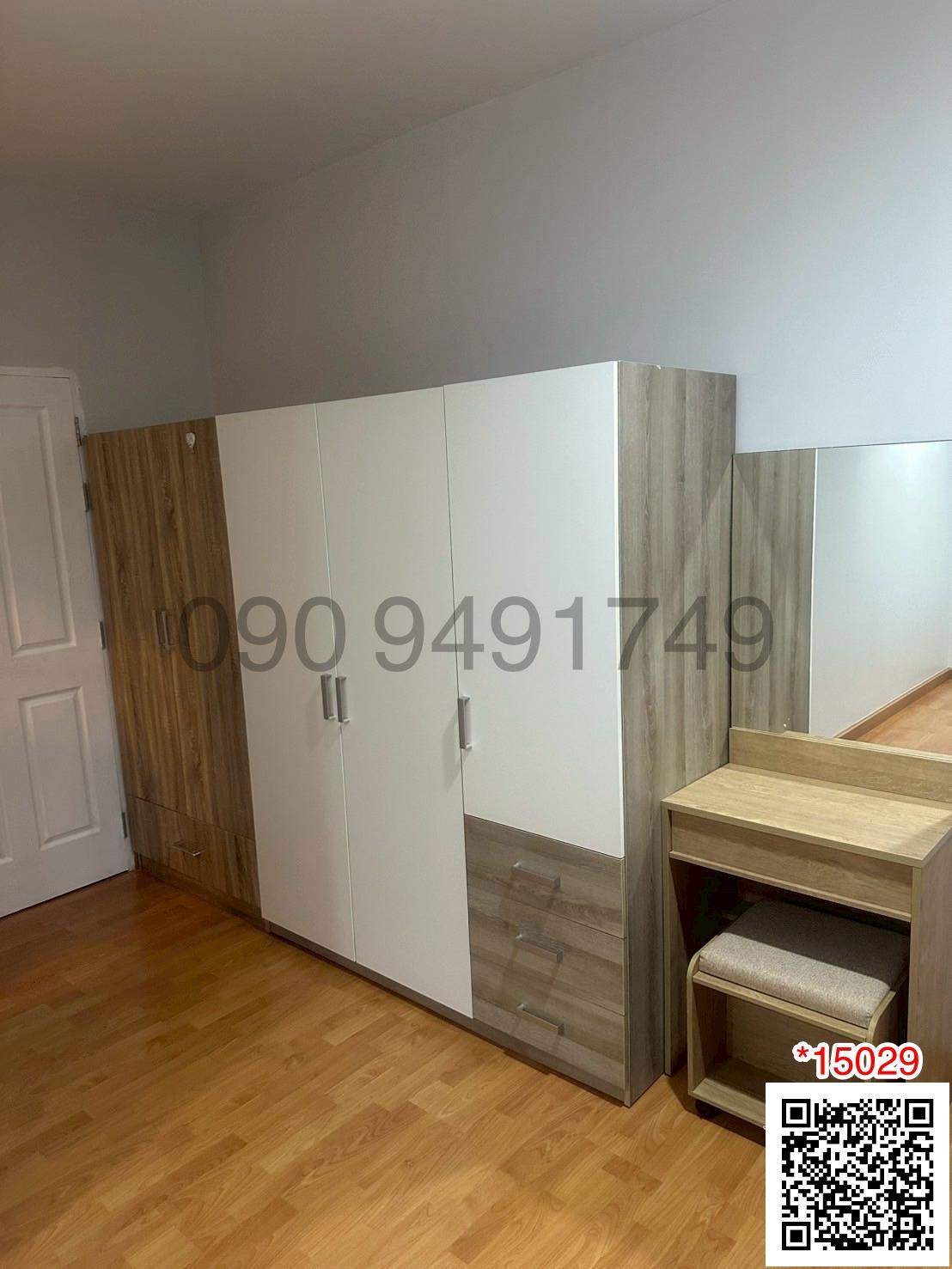 เช่า ทาวน์โฮม 3 ชั้น ขนาด 3 ห้องนอน หมู่บ้านกลางเมือง S-Sense Srinakharin