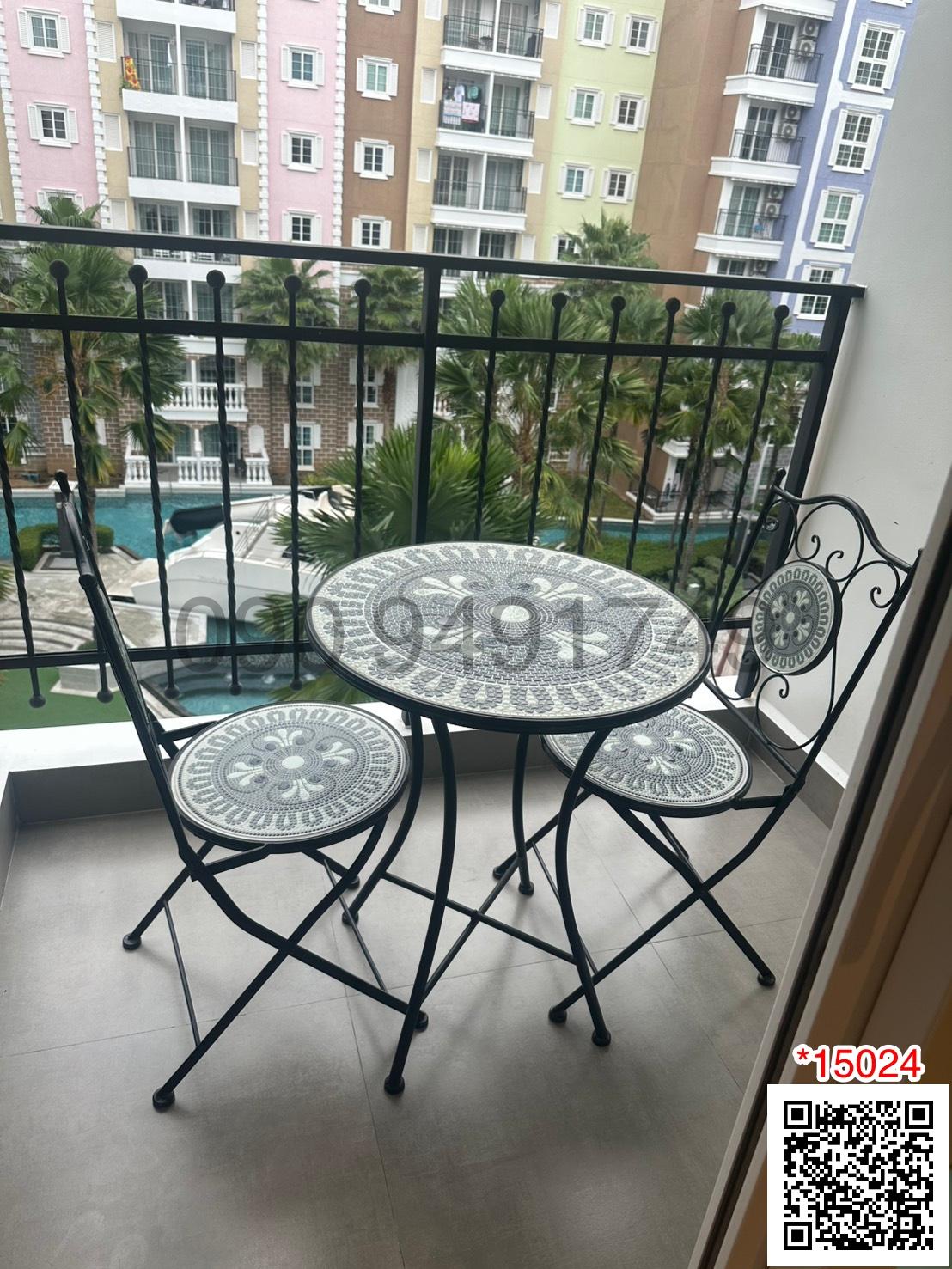 เช่า คอนโด Seven Seas Cote d’Azur ขนาด 1 ห้องนอน ชั้น 5 ใกล้หาดจอมเทียน