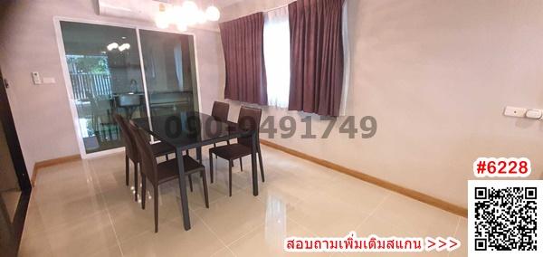 เช่า ทาวน์เฮาส์ 3 ชั้น วิลเลต ซิตี้ พัฒนาการ 38 หลังมุม พร้อมเข้าอยู่