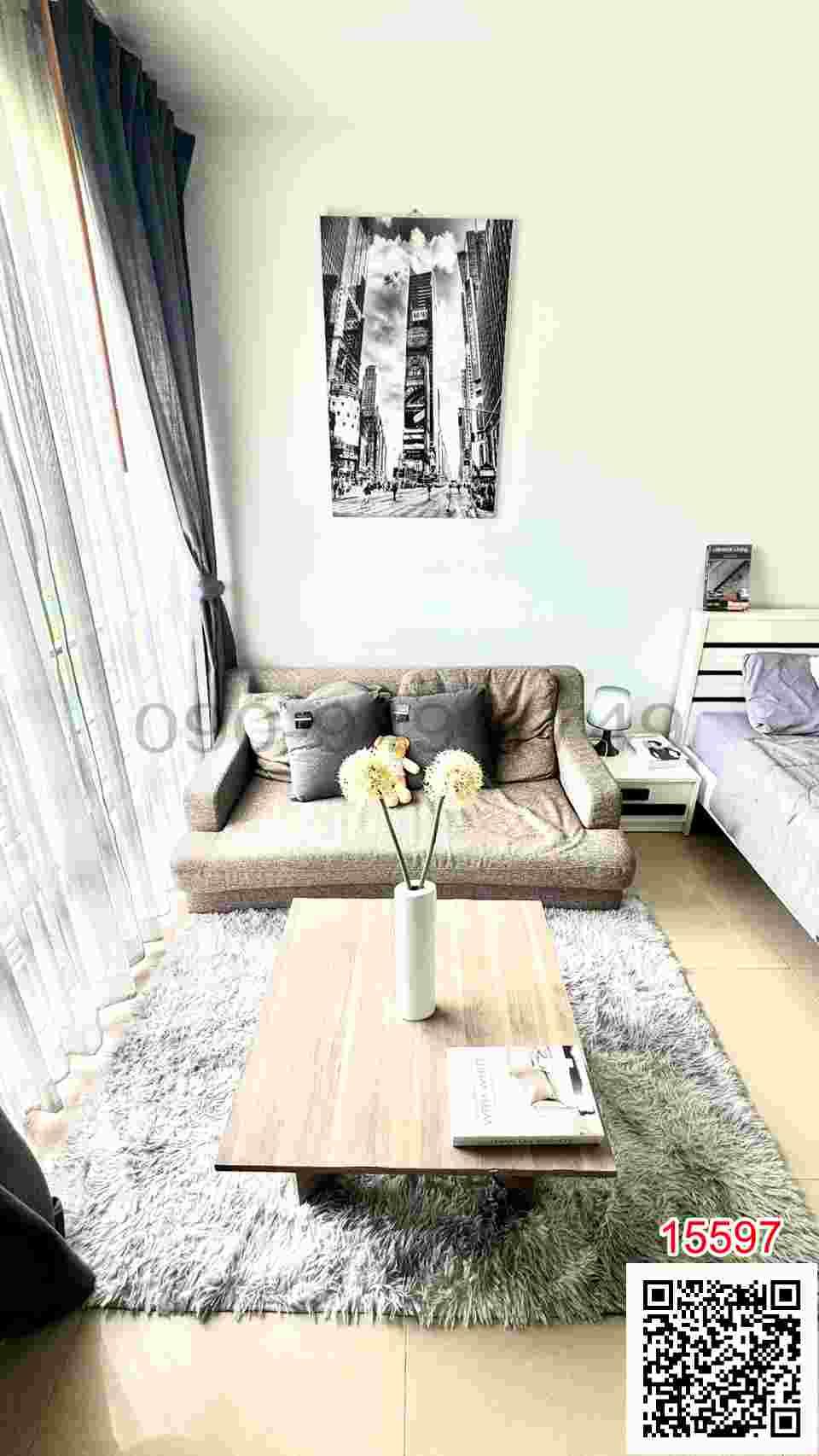 ขาย คอนโดพร้อมผู้เช่า I-House Laguna Garden RCA (ไอเฮ้าส์ ลากูน่า การ์เดน RCA) ชั้น 7 ตึก C วิวสวย