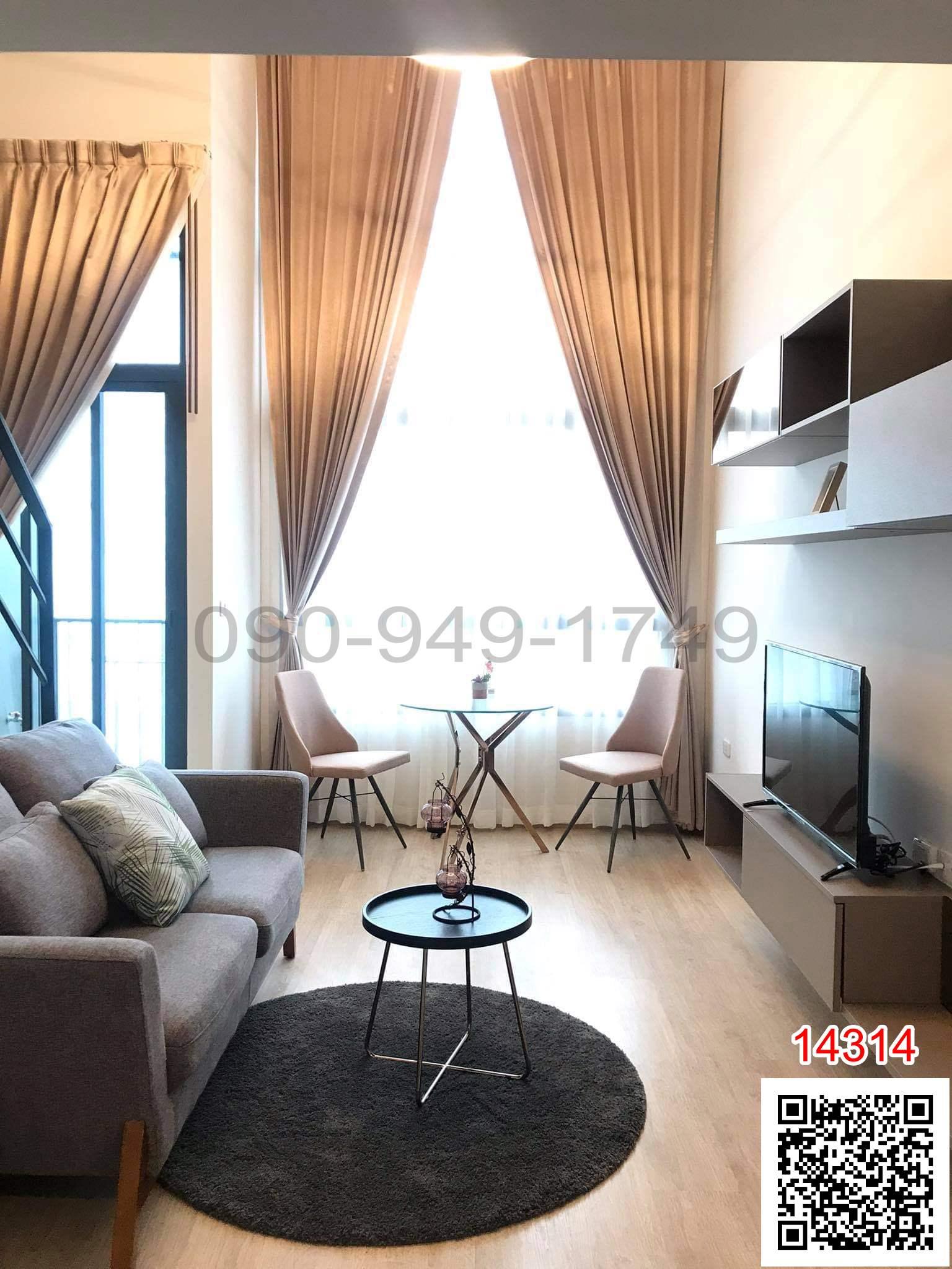 เช่า คอนโด Ideo New Rama 9 ห้อง studio Duplex City View ใกล้ APL รามคำแหง