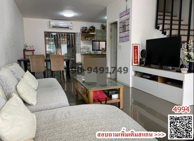 เช่าทาวน์โฮม 3 ชั้น อารียา ทูบี เกษตร-นวมินทร์ Areeya To be