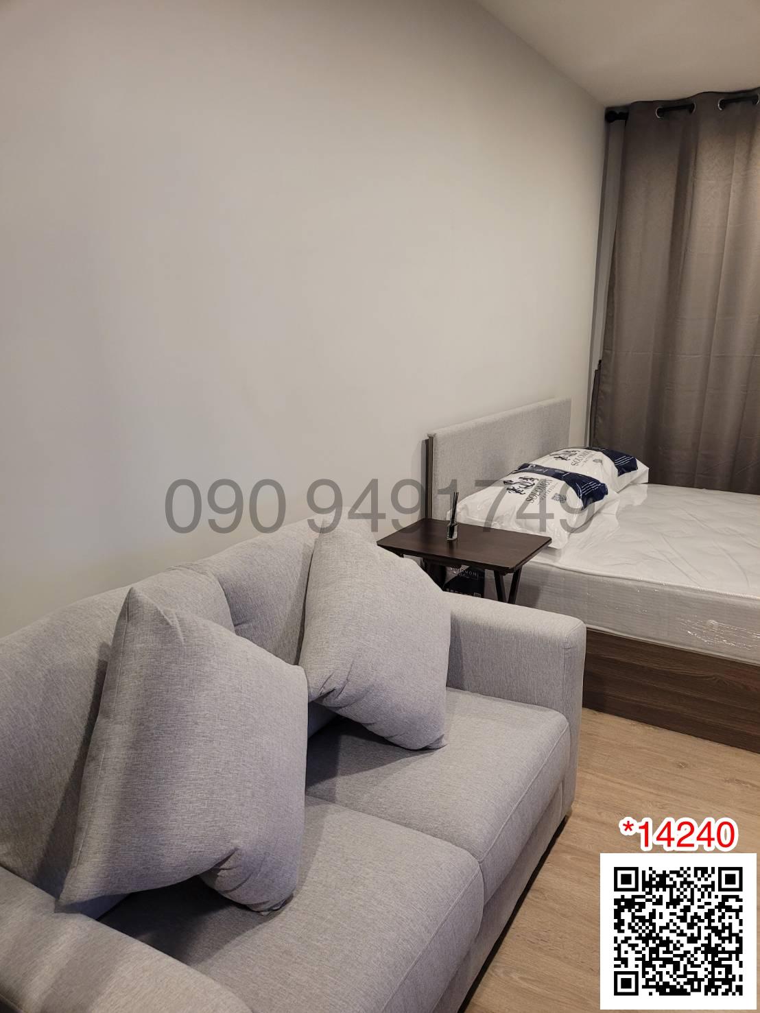 เช่า คอนโด PREMIO UNIC เอกมัย-ลาดพร้าว ชั้น 7 ตึก B ขนาด 23 ตรม. ตกแต่งครบ พร้อมเข้าอยู่