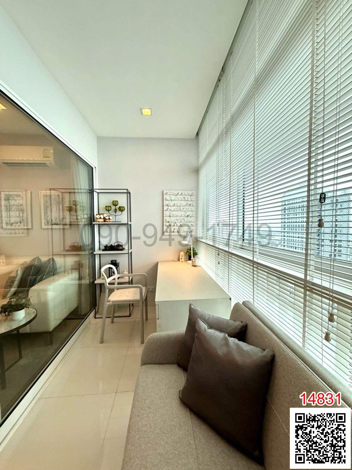 เช่า คอนโด The Coast Bangkok ติดสวน ใกล้ BTS บางนา