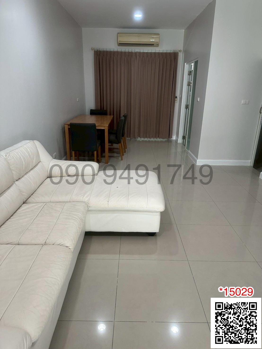 เช่า ทาวน์โฮม 3 ชั้น ขนาด 3 ห้องนอน หมู่บ้านกลางเมือง S-Sense Srinakharin