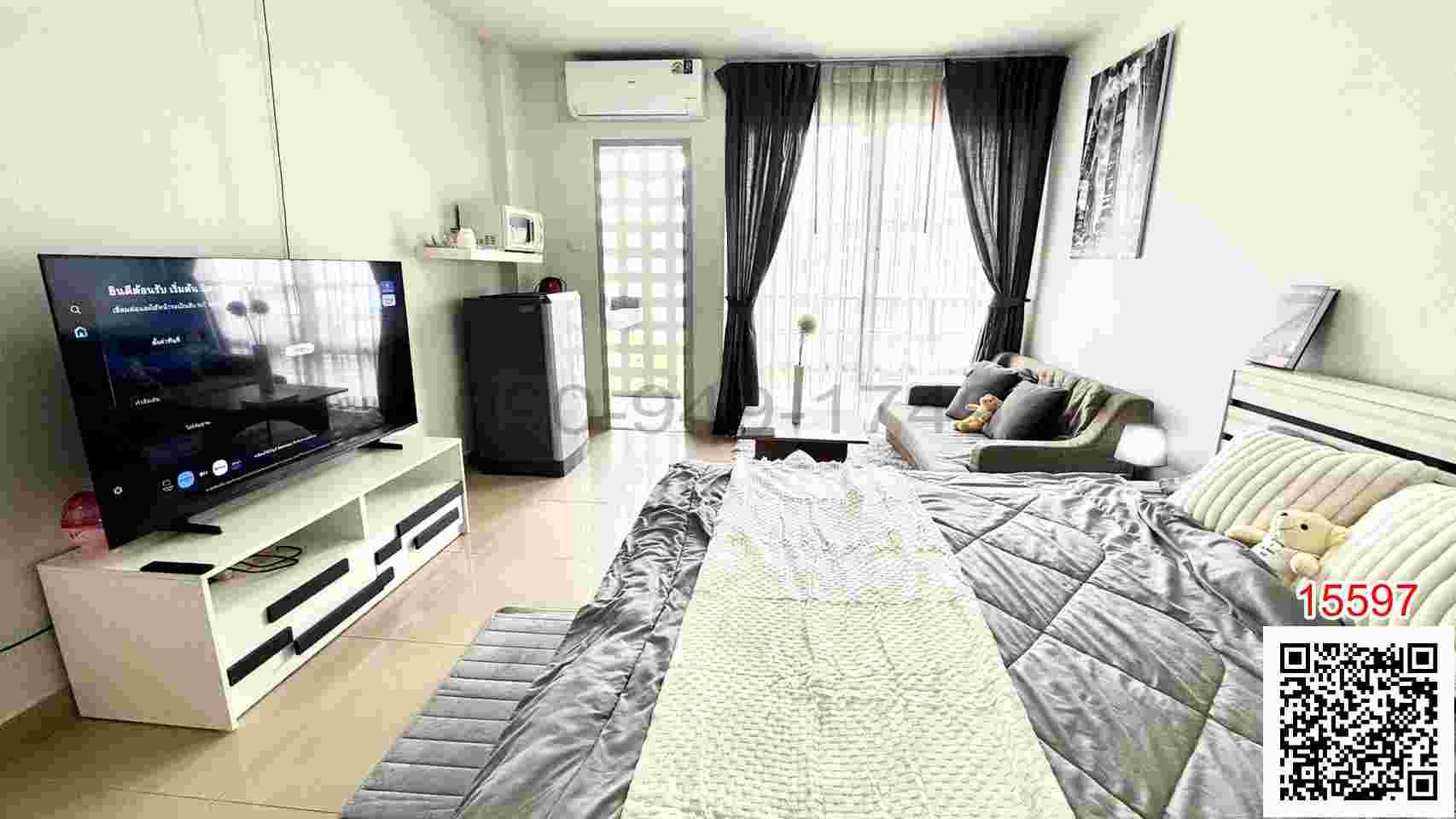 ขาย คอนโดพร้อมผู้เช่า I-House Laguna Garden RCA (ไอเฮ้าส์ ลากูน่า การ์เดน RCA) ชั้น 7 ตึก C วิวสวย