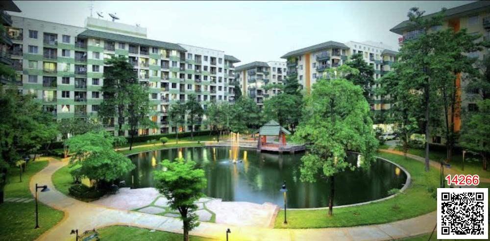 เช่า คอนโด The Parkland Bangna ห้องชั้นล่าง ระเบียงทางเชื่อมติดสวน/บึงส่วนกลาง (Rare Find)