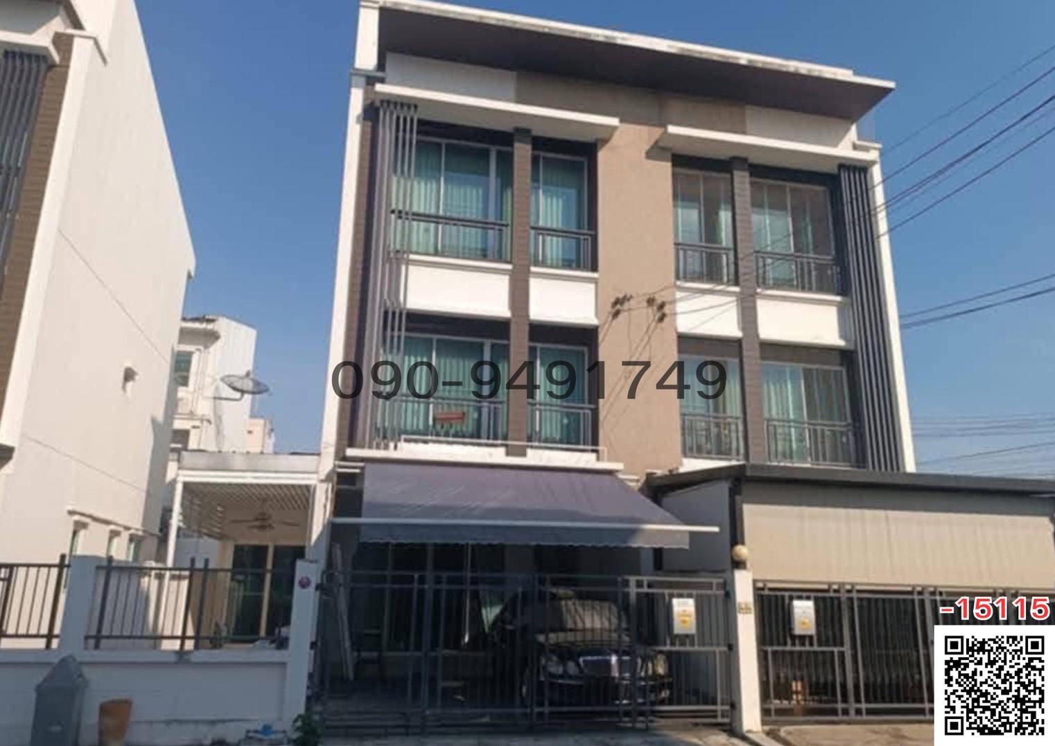 เช่า ทาวน์โฮม 3 ชั้น บ้านกลางเมือง โชคชัย 4 ใกล้เซ็นทรัลอีสวิว