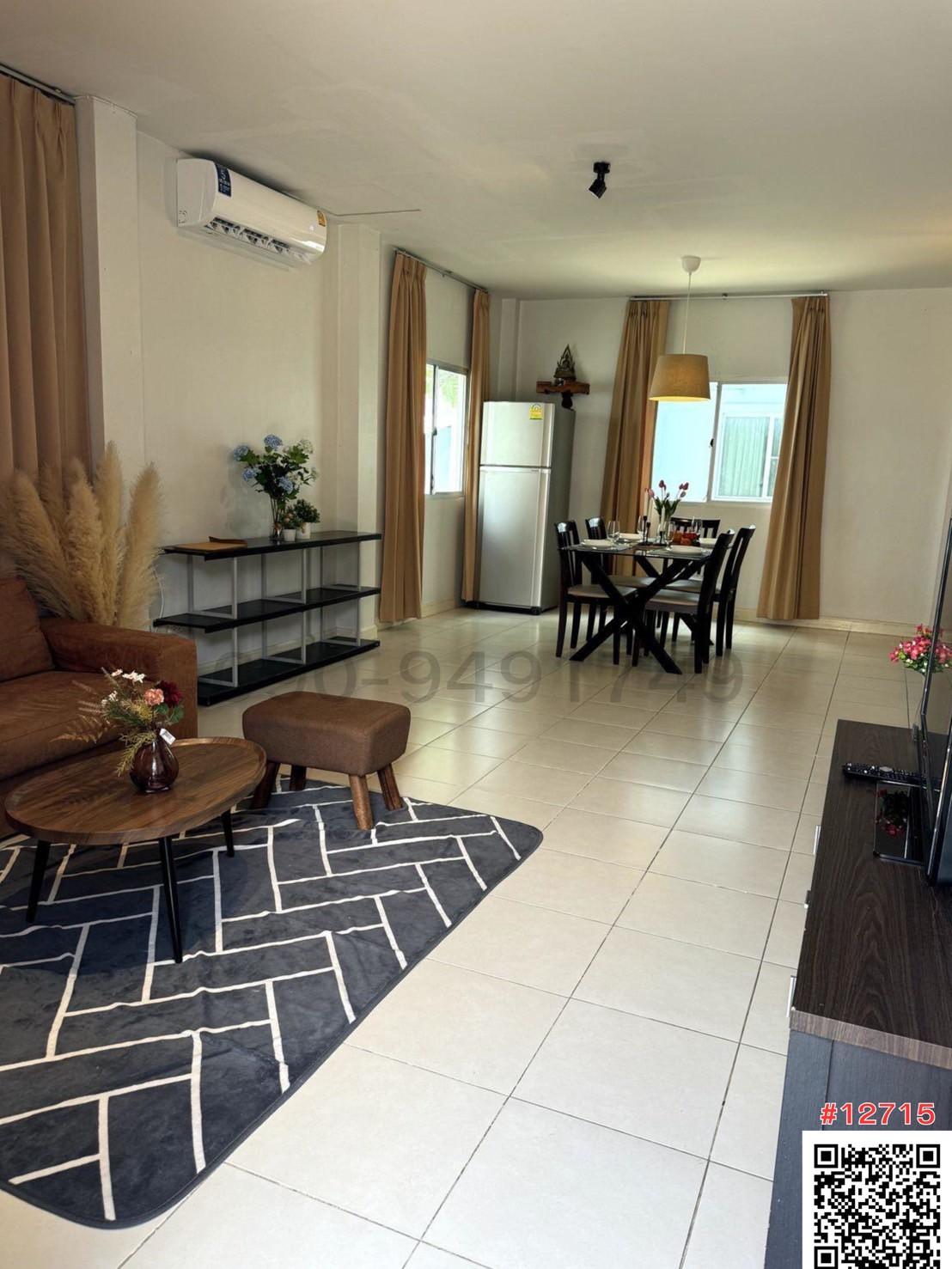 For Rent: Fully Developed House at Phrom Phat Rama 9 - Wang Huan, Near Airport Link Ban Thap Chang