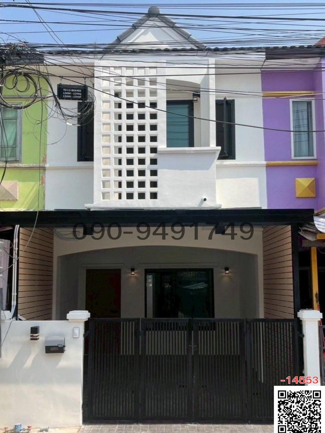 ขาย ทาวน์เฮาส์ 2 ชั้น หมู่บ้านเคซีรามอินทรา 2 ใกล้ Fashion Island
