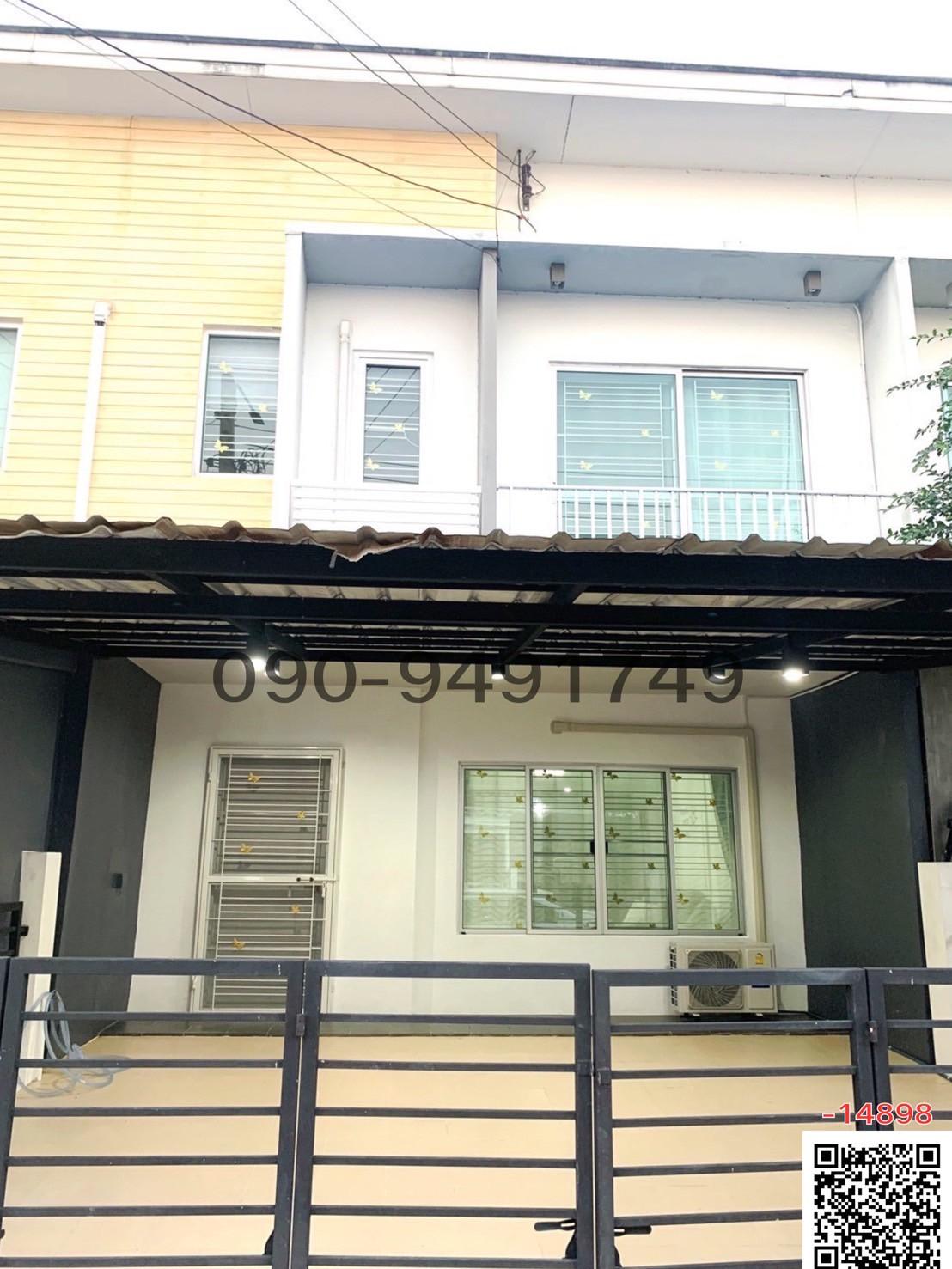 เช่า ทาวน์โฮม 2 ชั้น The Connect 20 ใกล้รถไฟฟ้า สถานีสะพานใหม่