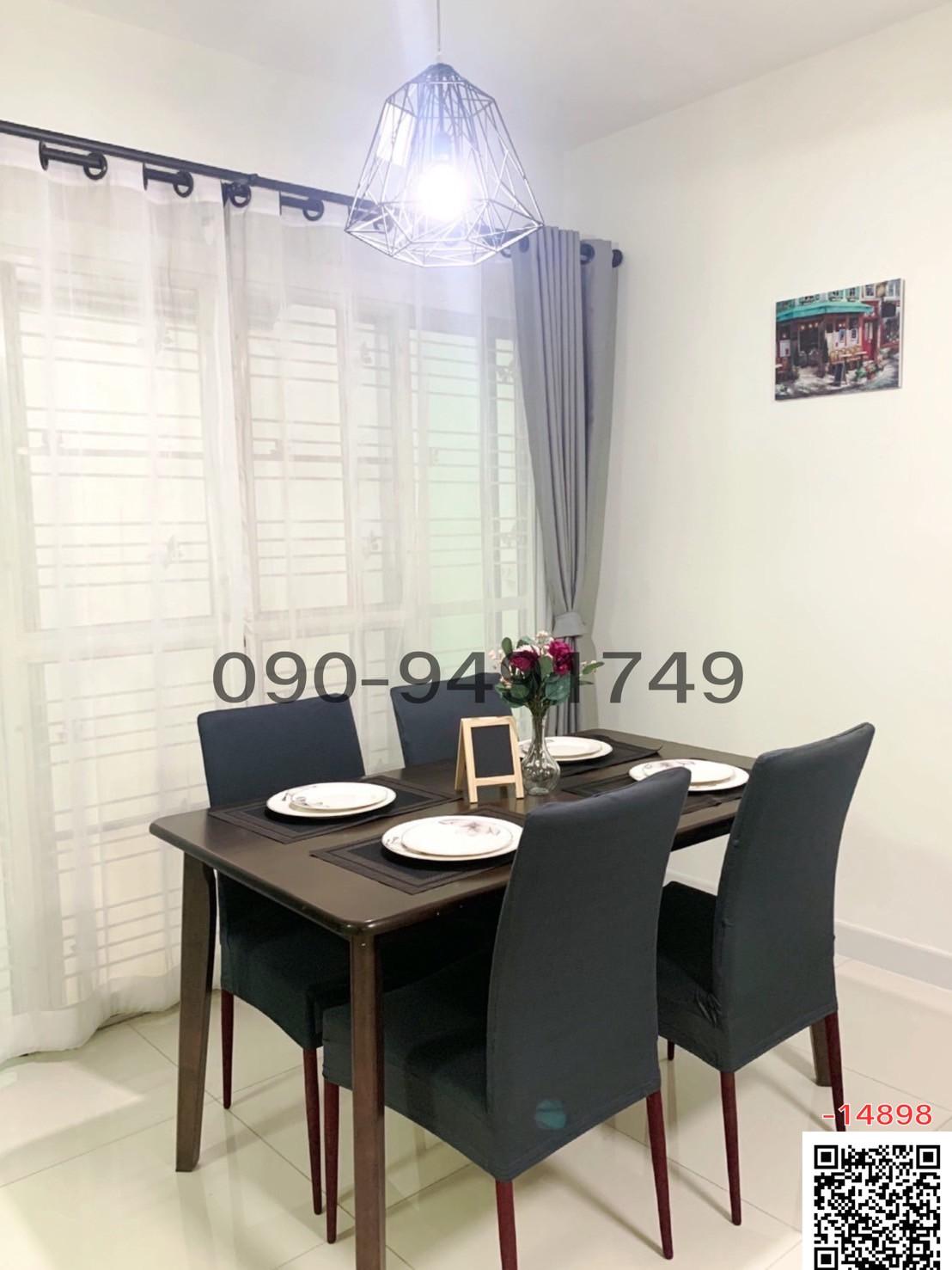 เช่า ทาวน์โฮม 2 ชั้น The Connect 20 ใกล้รถไฟฟ้า สถานีสะพานใหม่
