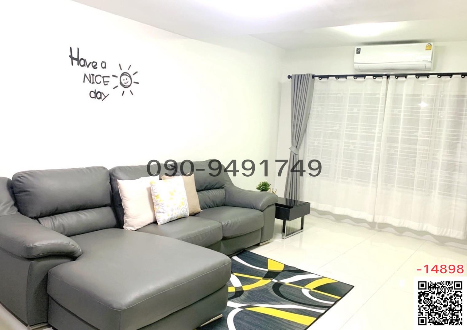 เช่า ทาวน์โฮม 2 ชั้น The Connect 20 ใกล้รถไฟฟ้า สถานีสะพานใหม่