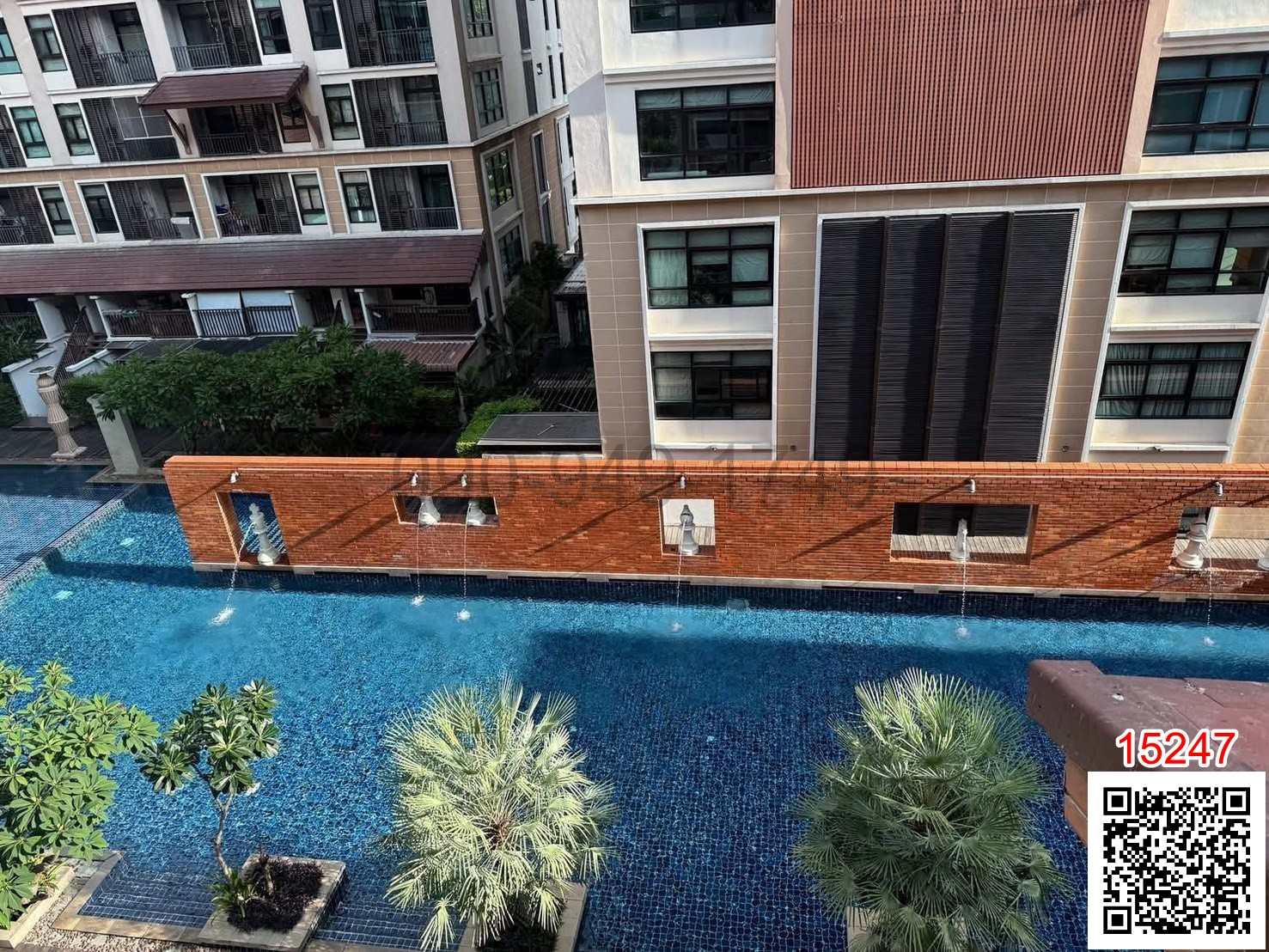 ขาย คอนโด บ้านนวธารา เกษตร-นวมินทร์ วิวสระว่ายน้ำ ห้องมุม อาคาร B