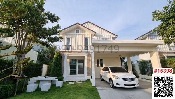 ขาย บ้านเดี่ยว 2 ชั้น บ้านเดี่ยว วิลลาจจิโอ ศรีนครินทร์ หลังใหญ่ พร้อมเข้าอยู่