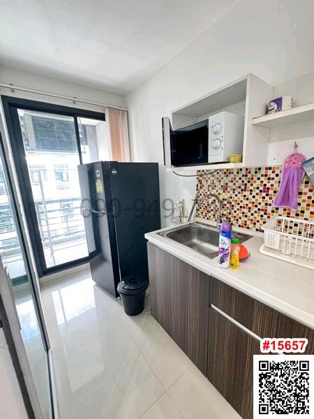 ขาย A Pool Condo Bangna ตึก B ชั้น 6 ห้องมุม ใกล้ BTS บางนา