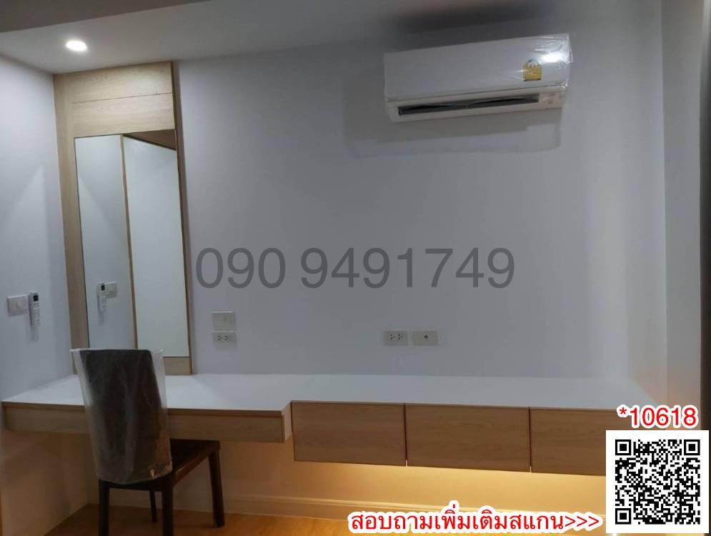 เช่า V Condo Salaya  ชั้น 7 ตึก 9 ห้องใหม่พร้อมเข้าอยู่