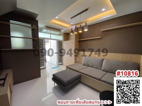 เช่า ทาวน์โฮม 3 ชั้น Modern Life Townhome @ ห้วยขวาง ใกล้ MRT-ห้วยขวาง 