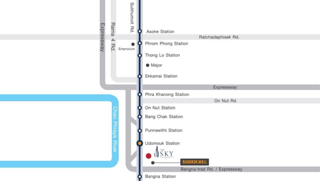 เช่า คอนโด เดอะ สกาย สุขุมวิท ห้อง Duplex ติด BTS สถานีอุดมสุข 