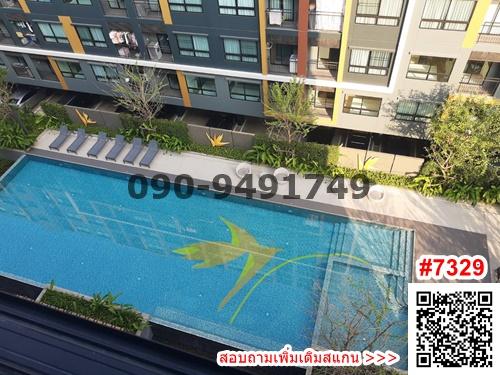 เช่า I Condo Green Space Sukhumvit 77 เฟส2 ห้องใหญ่ วิวสระว่ายน้ำ ติดพาซิโอ้ลาดกระบัง