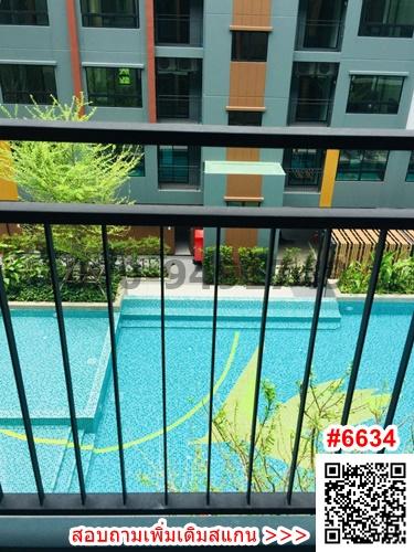 ให้เช่า I Condo Green Space Sukhumvit 77 เฟส2 ห้องใหญ่ วิวสระ ติดพาซิโอ้ลาดกระบัง